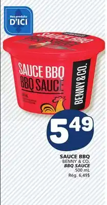 Marché Bonichoix BENNY & CO. BBQ SAUCE offer