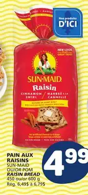 Marché Bonichoix SUN-MAID RAISIN BREAD offer