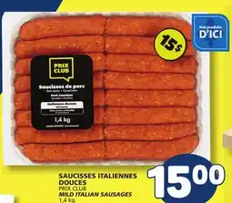 Marché Bonichoix PRIX CLUB MULTI ITALIAN SAUSAGES offer