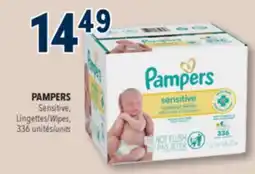 Familiprix Pampers Sensitive Skin wipes 4x84un offer