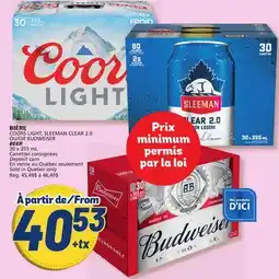 Marché Bonichoix BEER offer