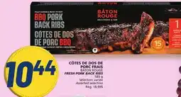 Marché Bonichoix FRESH PORK BACK RIBS offer