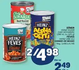 Marché Bonichoix HEINZ OR CHEF BOYARDEE,HEINZ offer