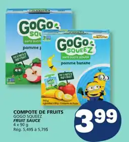 Marché Bonichoix GOGO SQUEEZ FRUIT SAUCE offer
