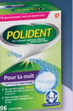 Familiprix Polident Overnight cleanser tablets for full & partial dentures – Mint Fresh 96un offer