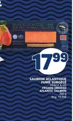Marché Bonichoix VASCO & CO FROZEN SMOKED ATLANTIC SALMON offer