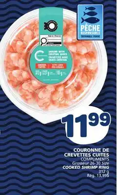 Marché Bonichoix COMPLIMENTS COOKED SHRIMP RING offer
