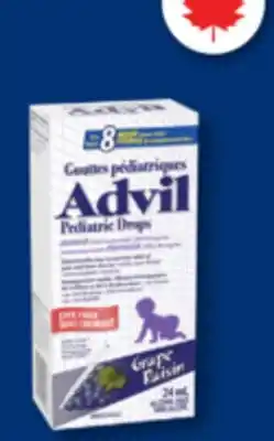 Familiprix Advil Pediatric Drops for infant ibuprofen oral suspension grape offer