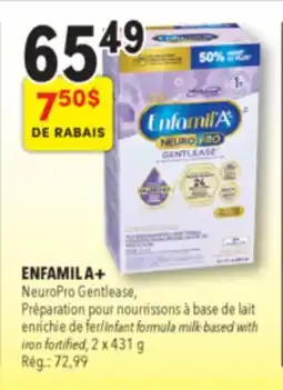 Familiprix ENFAMIL A+ Infant formula milk-based with iron fortified offer