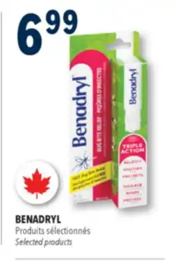 Familiprix Benadryl bug bite relief topical analgesic offer