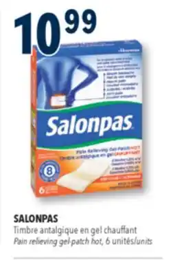 Familiprix Salonpas pain relieving gel-patch hot 6un offer