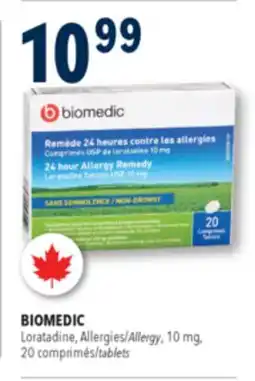 Familiprix Biomedic non-drowsy 24 hour allergy remedy tablets 20un offer