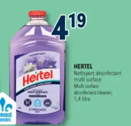 Familiprix Hertel biodegradable multi-surface cleaner jasmine lavender offer