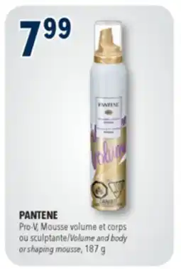 Familiprix PANTENE Pro-V, Volume and body or shaping mousse offer
