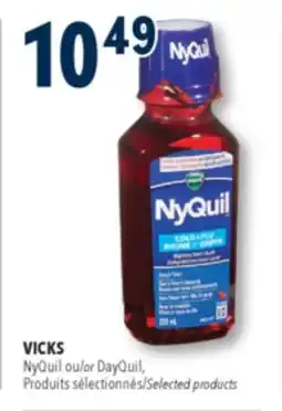Familiprix Vicks NyQuil cold & flu cherry flavour liquid offer