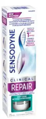 Familiprix SENSODYNE, Clinical White or Repair, Toothpaste offer