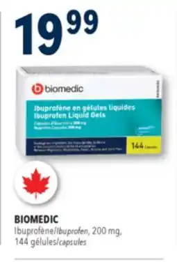 Familiprix Biomedic ibuprofen 200mg liquid gels 144un offer