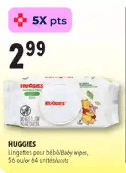 Familiprix Huggies Natural Care sensitive skin & fragrance free baby wipes 56un offer