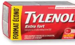 Familiprix Tylenol value pack extra strength 500mg acetaminophen easy to swallow tablets 200un offer