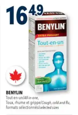 Familiprix Benylin All-in-one extra strength syrup offer