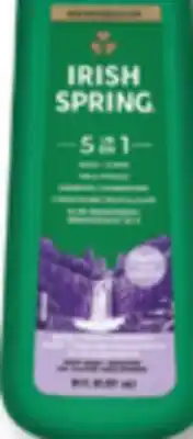Familiprix Irish Spring 5 in 1 body wash + shampoo 591ml offer