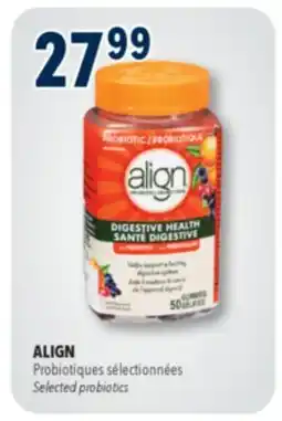Familiprix Align digestive health prebiotic+probiotic fruit flavoured gummies 50 offer