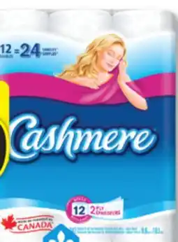 Familiprix Cashmere 2 ply bathroom tissue rolls 12un offer
