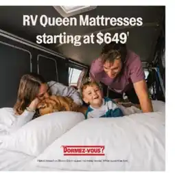 Dormez Vous RV Queen Mattresses offer