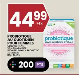 Rachelle-Bery Grocery GENUINE HEALTH WOMEN'S DAILY PROBIOTIC offer