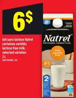 Maxi LAIT SANS LACTOSE NATREL | LACTOSE FREE MILK offer