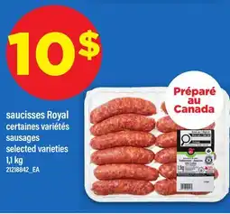 Maxi SAUCISSES ROYAL | SAUSAGES offer