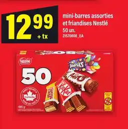 Maxi MINI-BARRES ASSORTIES ET FRIANDISES NESTLÉ, 50 UN offer