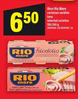 Maxi THON RIO MARE | TUNA, 195/240 G offer