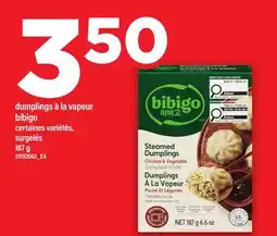 Maxi DUMPLINGS À LA VAPEUR BIBIGO offer