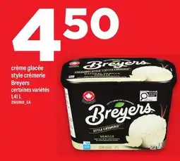 Maxi CRÈME GLACÉE STYLE CRÈMERIE BREYERS offer