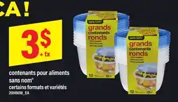 Maxi CONTENANTS POUR ALIMENTS SANS NOM offer