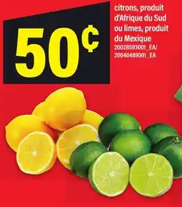 Maxi CITRONS OU LIMES offer
