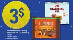 Maxi BISCUITS CÉLÉBRATION, 200-350 G, TRADITION, 240-350 G OU VITAL, 280 G LECLERC offer