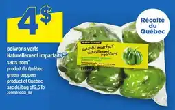 Maxi POIVRONS VERTS NATURELLEMENT IMPARFAITSMC SANS NOM | GREEN PEPPERS, SAC DE 2,5 LB offer