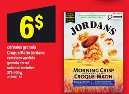Maxi CÉRÉALES GRANOLA CROQUE MATIN JORDANS | GRANOLA CEREAL offer