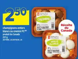 Maxi CHAMPIGNONS ENTIERS BLANCS OU CREMINI PC offer