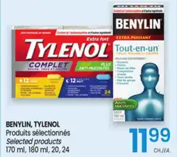 Uniprix BENYLIN, TYLENOL /Produits sélectionnés Selected products offer