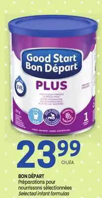 Uniprix BON DÉPART Préparations pour nourrissons sélectionnées /Selected infant formulas offer