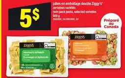 Maxi PÂTES EN EMBALLAGE DOUBLE ZIGGY'S | TWIN PACK PASTA offer
