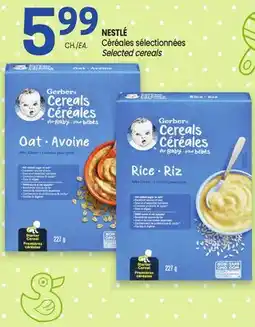 Uniprix NESTLÉ Céréales sélectionnées / Selected cereals offer
