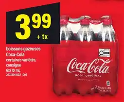 Maxi BOISSONS GAZEUSES COCA-COLA offer