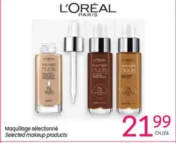 Uniprix L'oreal paris Maquillage sélectionné / Selected makeup products offer