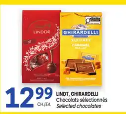 Uniprix LINDT, GHIRARDELLI Chocolats sélectionnés /Selected chocolates offer