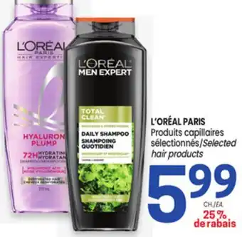 Uniprix L'ORÉAL PARIS Produits capillaires sélectionnés/Selected hair products offer