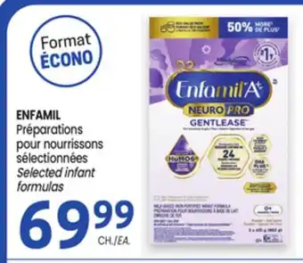 Uniprix ENFAMIL Préparations pour nourrissons sélectionnées /Selected infant formulas offer
